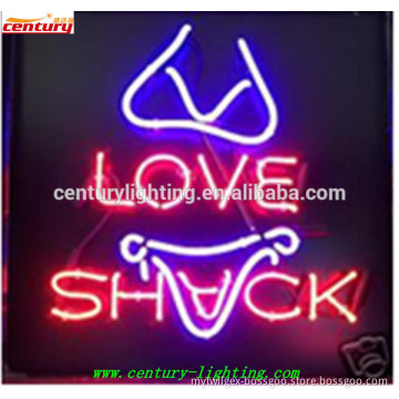 love snack neon bar sign